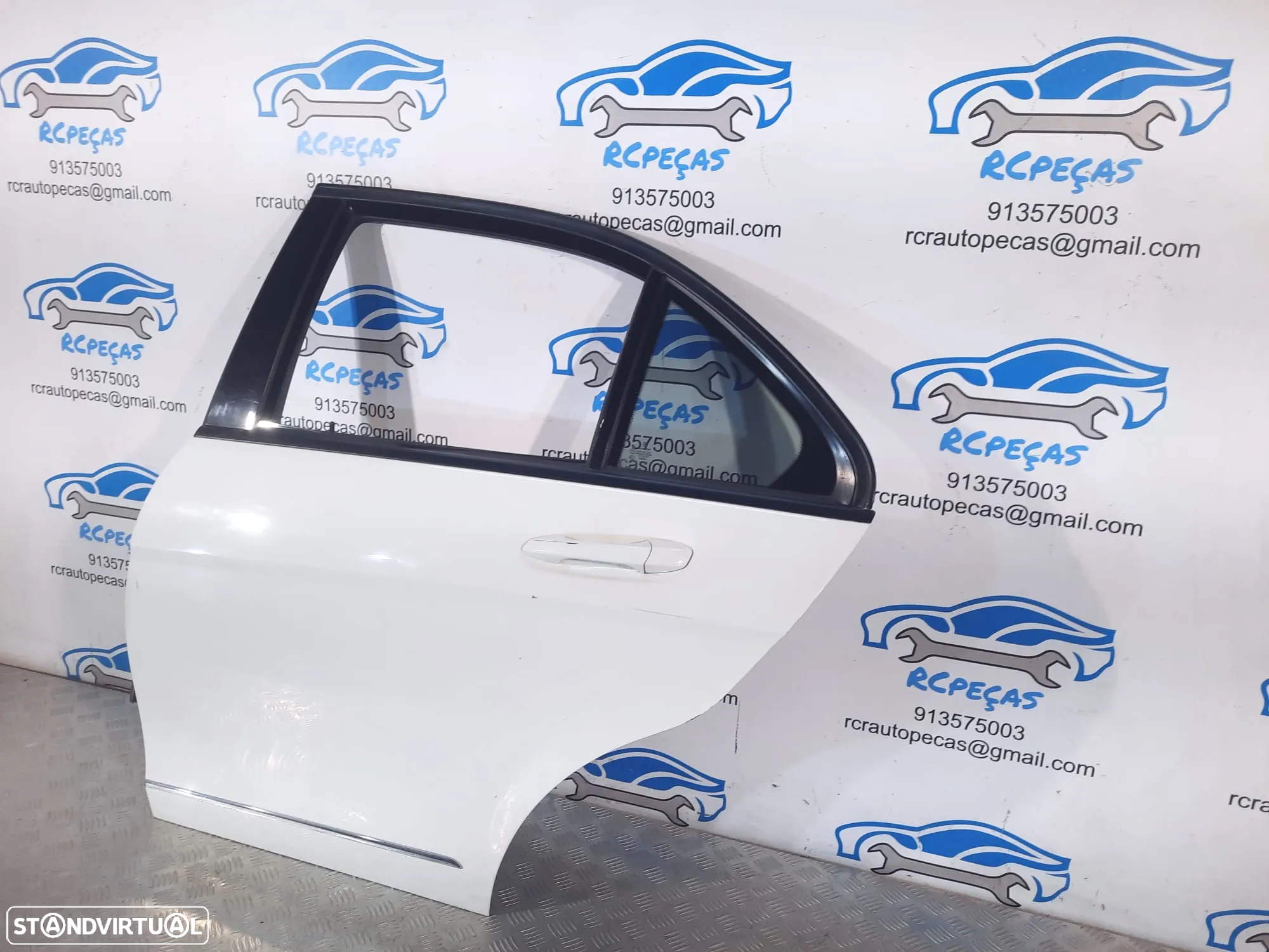 .PORTA TRASEIRA TRÁS ESQUERDA MERCEDES-BENZ C CLASS W204 SEDAN CARRO A2047300105 2047300105 QUARTELAS MOTOR PUXADOR VIDRO - 2