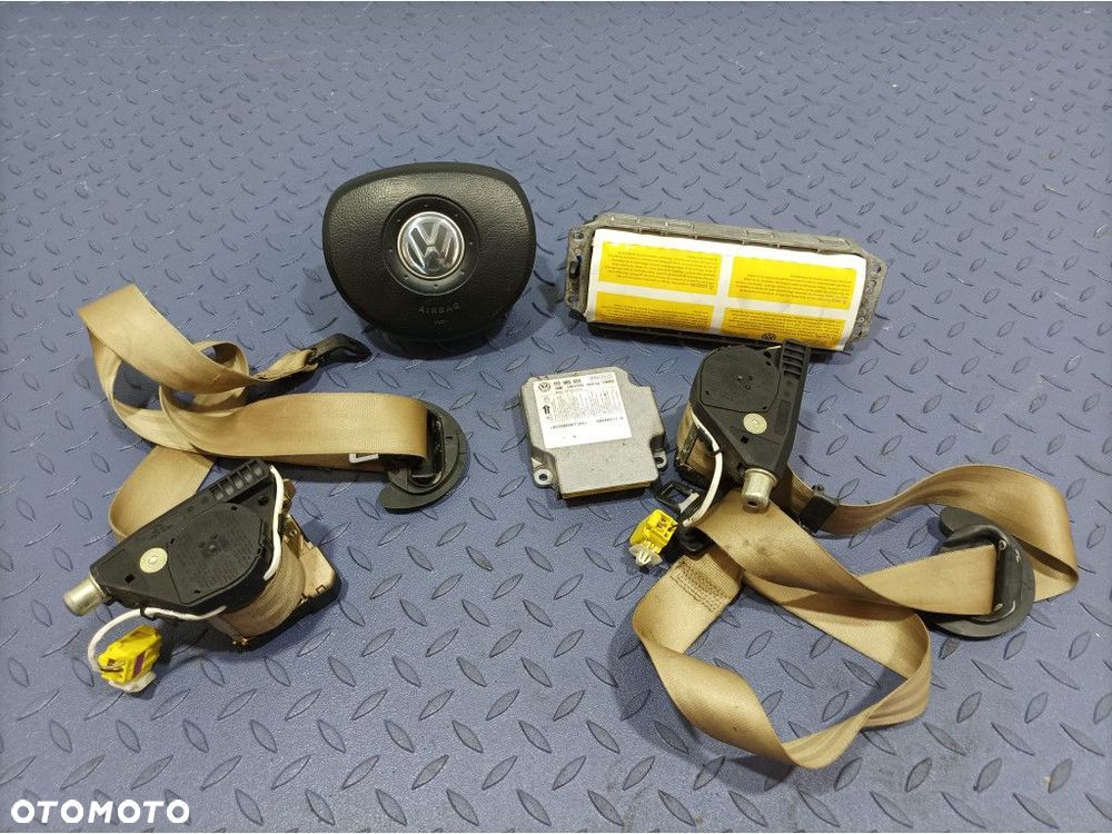 VW TOURAN I DESKA ROZDZIELCZA KOKPIT PODUSZKI PASY EU - 10