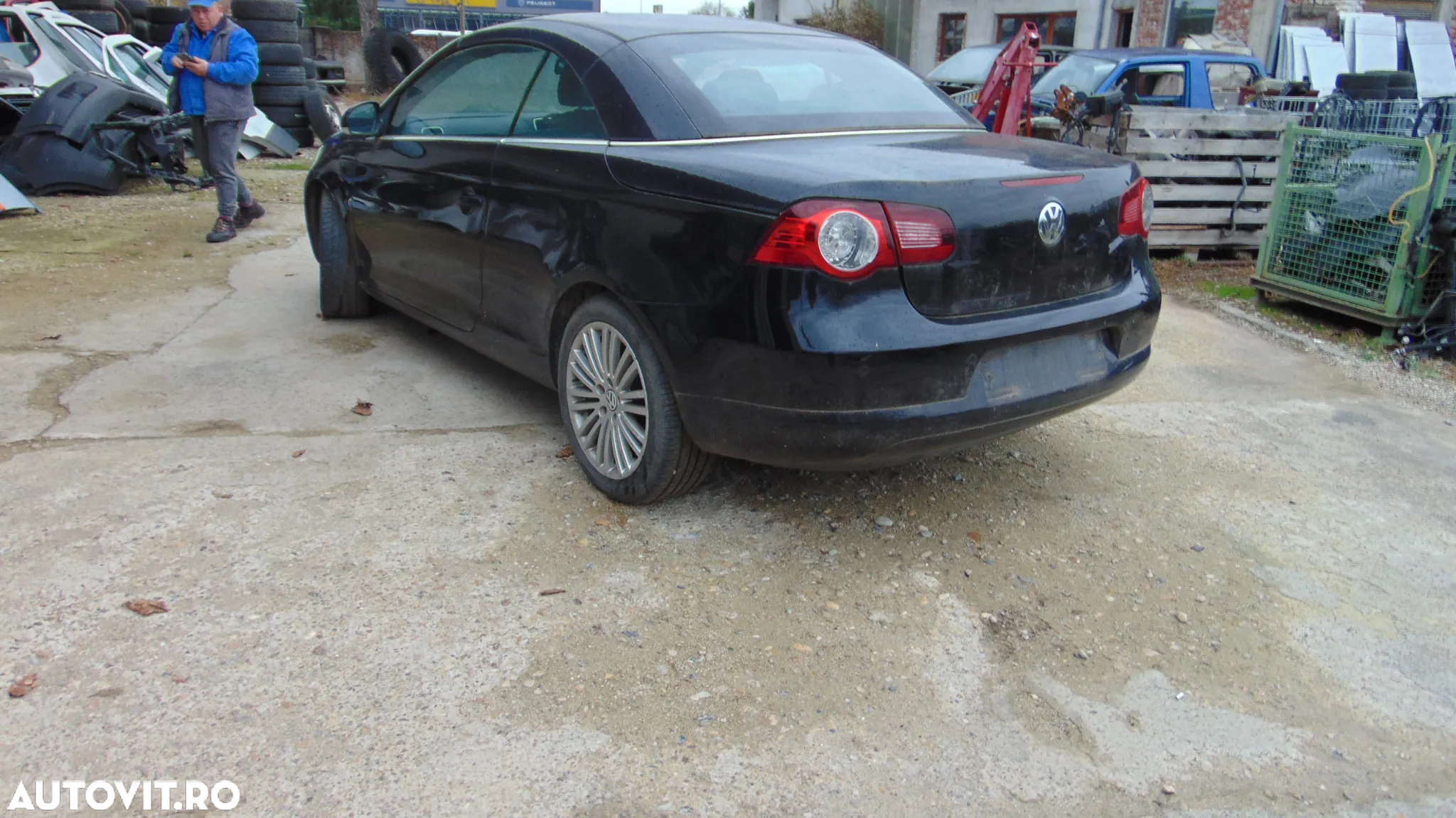 Bara spate VW Eos 2006-2011 spoiler bara spate completa senzori parcare dezmembrez eos 2.0fsi bwa - 2