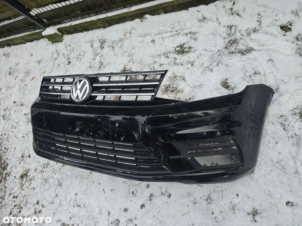 Vw caddy 2k5  lift zderzak przód ładny grill pdc bez spryskow - 3