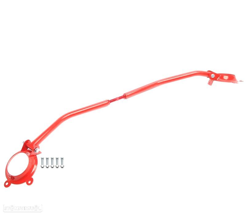 BARRA ANTI-APROXIMAÇÃO AJUSTÁVEL OPEL VECTRA A 88-95 VERMELHO - 1