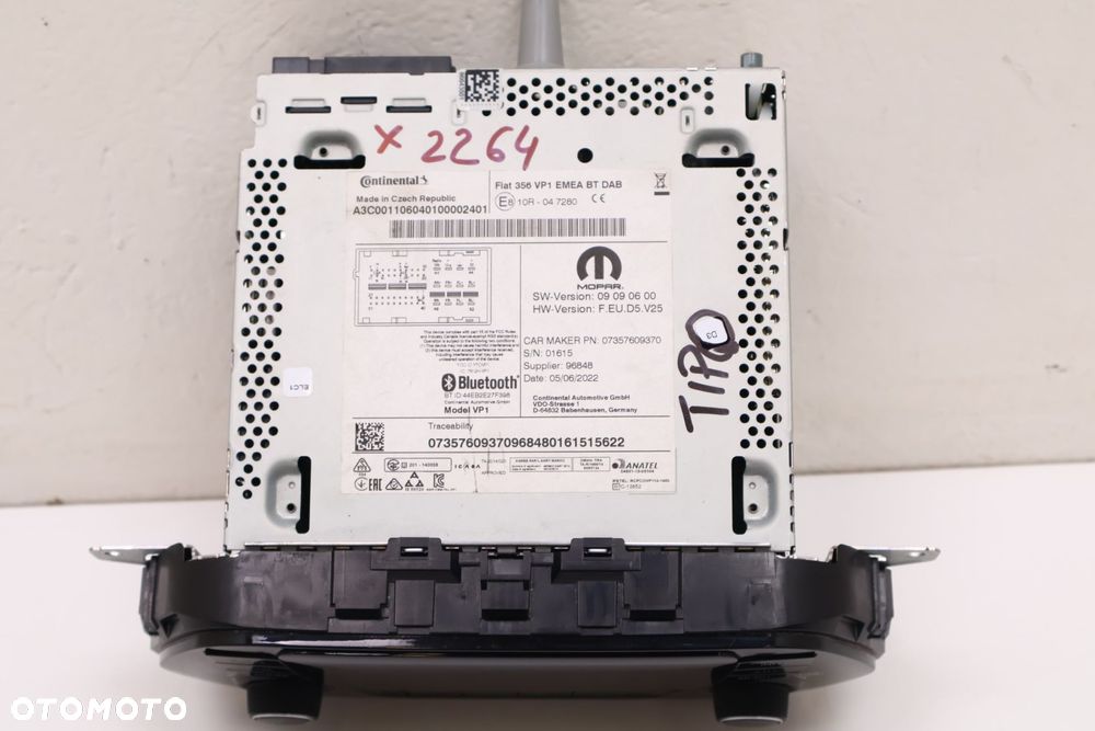 FIAT TIPO II RADIO 7357609370 - 7