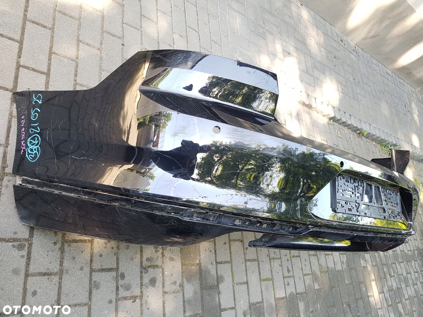 VW PASSAT B8 SEDAN zderzak tył spoiler tył 3G5807421 - 2
