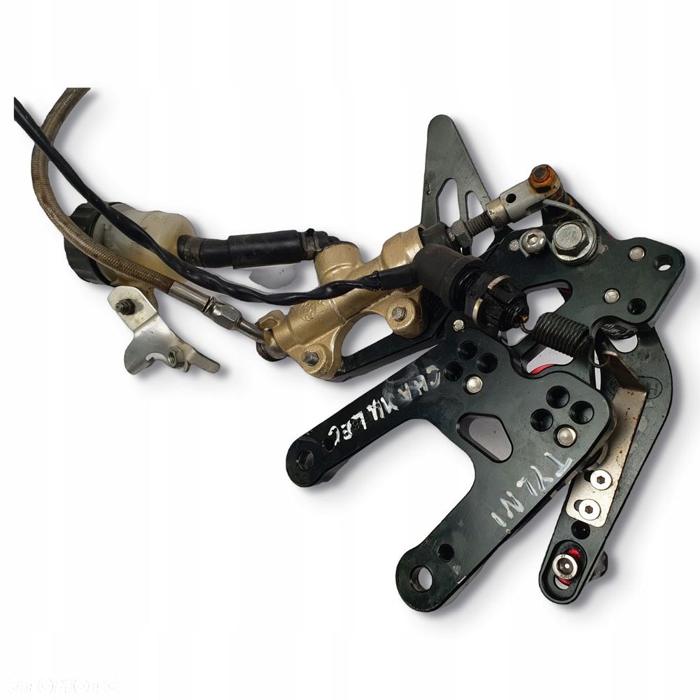 POMPKA HAMULCOWA SET PODNÓŻEK TYŁ Yamaha YZF-R6 R6 RJ11 dźwignia arashi - 8