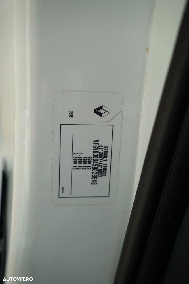 Renault MASTER DCI 145 / BASCĂLĂTOR DIN ALUMINIU / DUBLU / MANUAL / IMPORTAT - 37