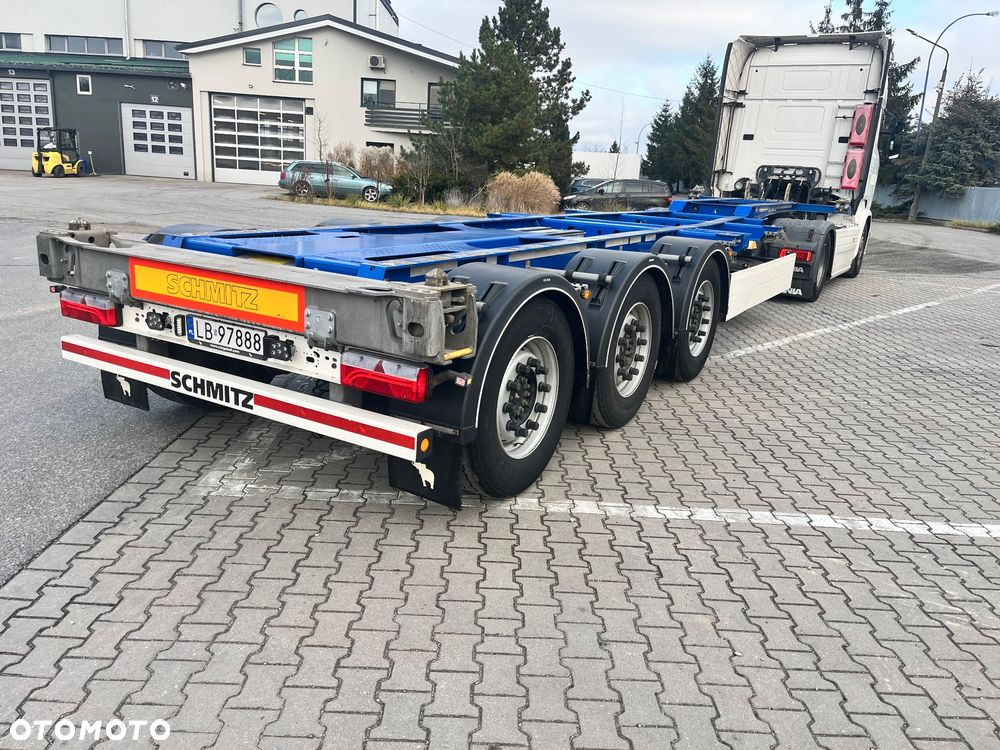 Schmitz Cargobull SCB / Podkontenerowa / pod kontenerowa / 20" 2x20" 40" / super stan / opony 70% / 2 osie podnoszone / mało używana - 13