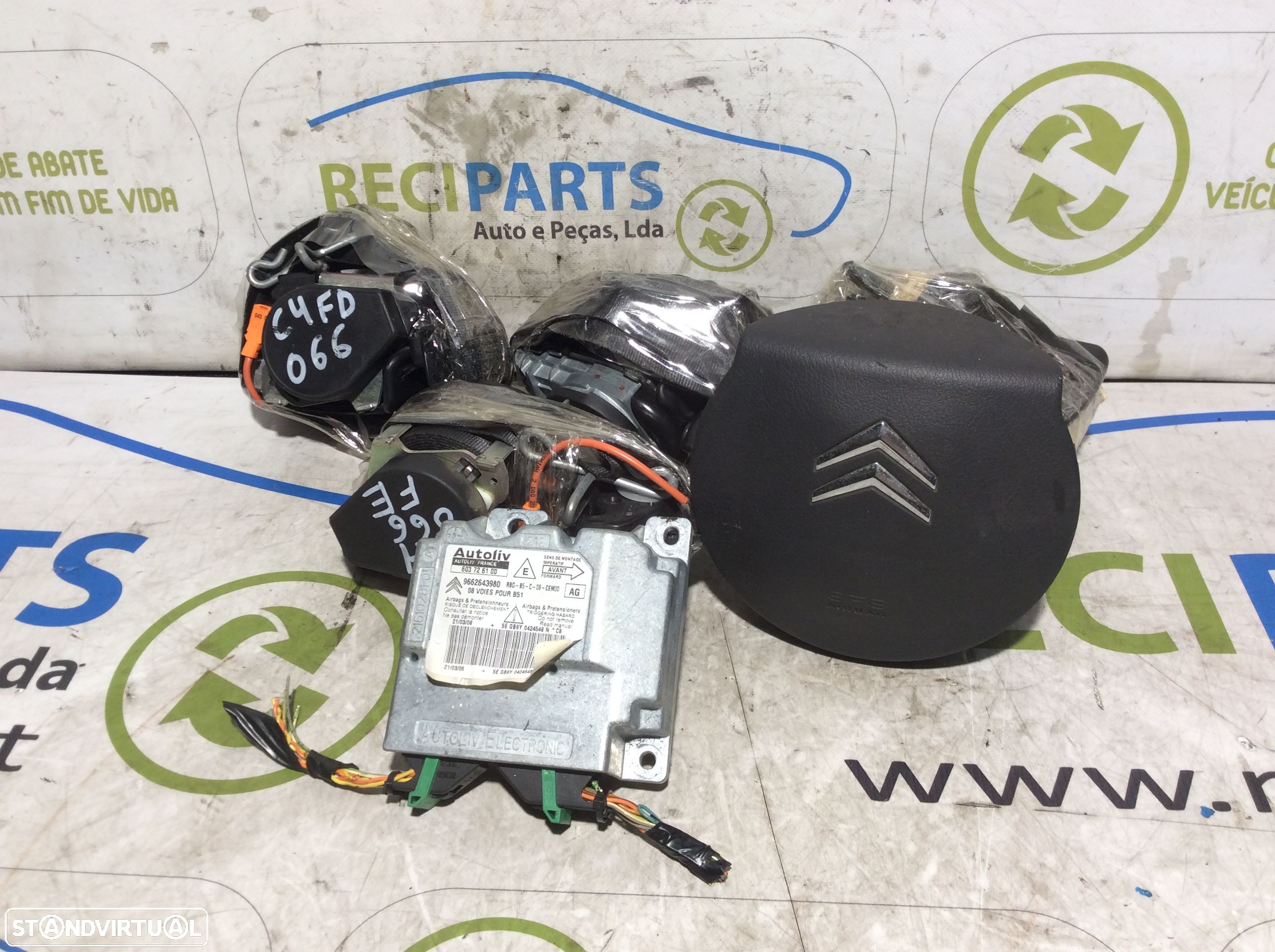 Kit de airbags completo para Citroen C4 - 1