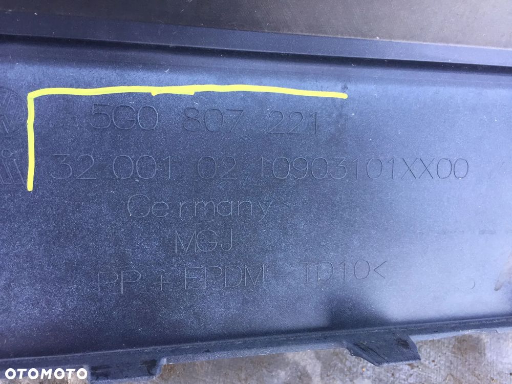 VW GOLF VII 2012-2017 ZDERZAK PRZÓD PRZEDNI - 13