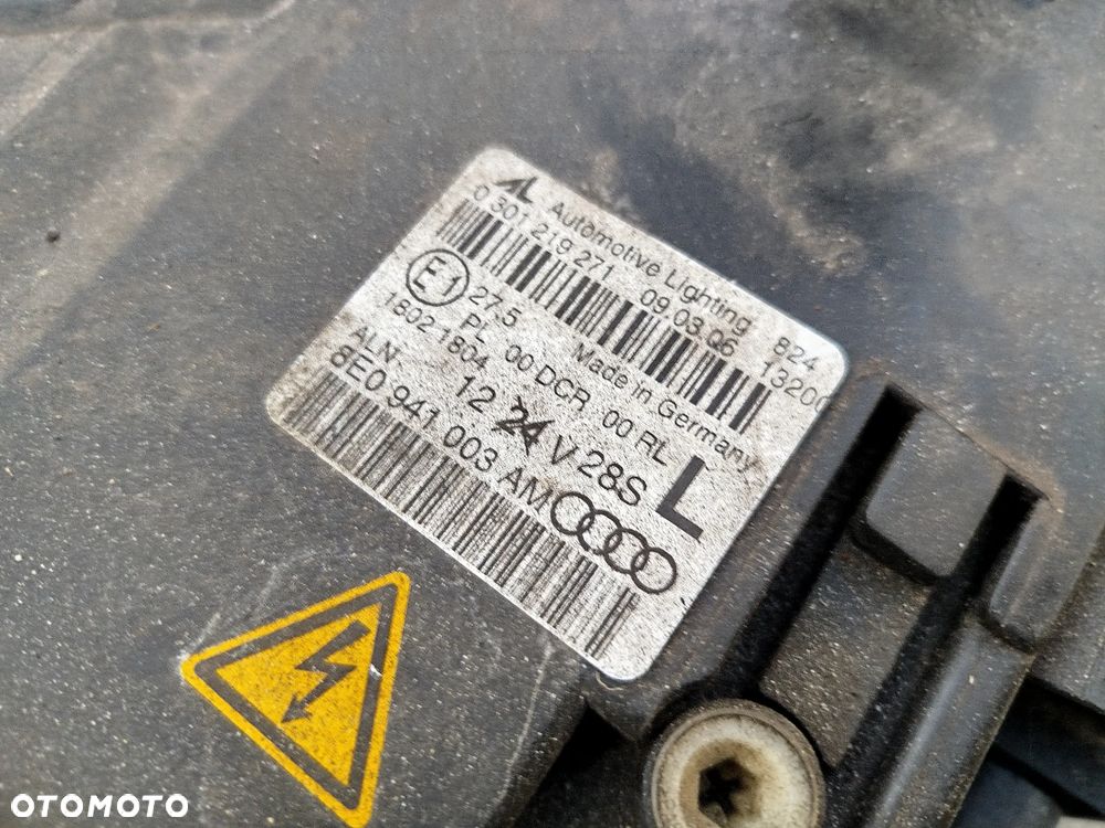 Audi A4 B7 lampa przednia lewa plus prawa Xenon - 5