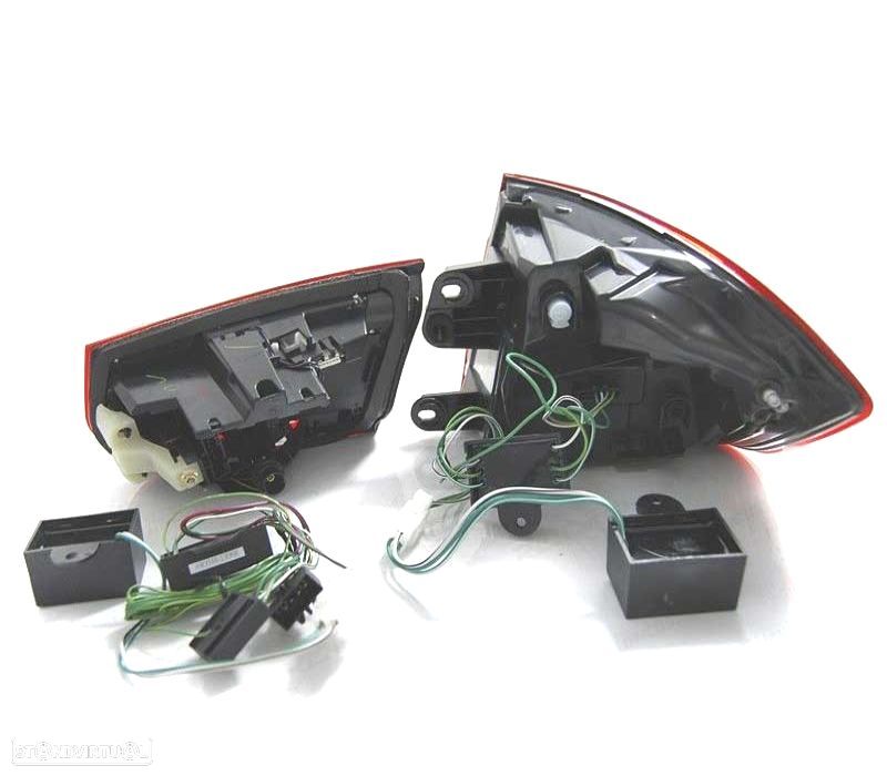 FAROLINS TRASEIROS BMW F30 11-15 BERLINA TUBE LIGHT FUMADOS - 2