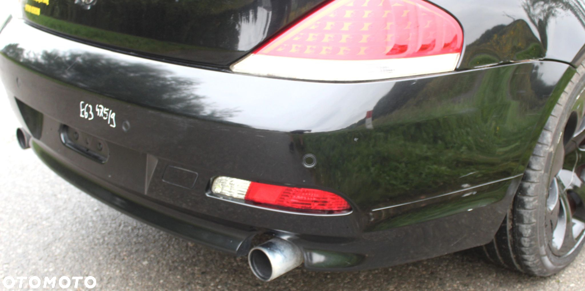 ZDERZAK TYŁ TYLNY BMW E63 E64 475 BLACK SAPPHIRE - 4