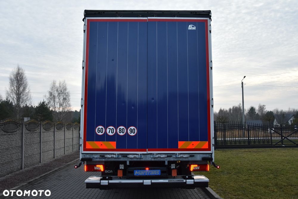 Scania R450 3-OSIOWA / OŚ SKRĘTNA / FIRANA 8.2M / 20 EUROPALET/ NAVI / SKÓRY / RETARDER / KLIMA POSTOJOWA / CAŁA NA PODUSZKACH / WINDA DHOLLANDIA/ AUTOMAT / STAN IDEALNY !! - 10