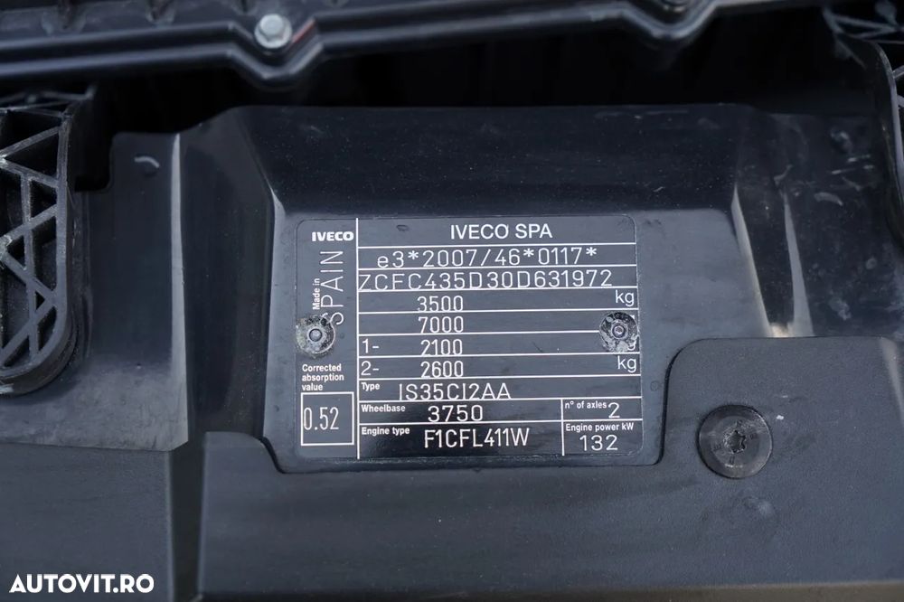 Iveco DAILY 35-180 / BASCULATOR SPATE / HI-MATIC / DUBLU / IMPORTAT - 38