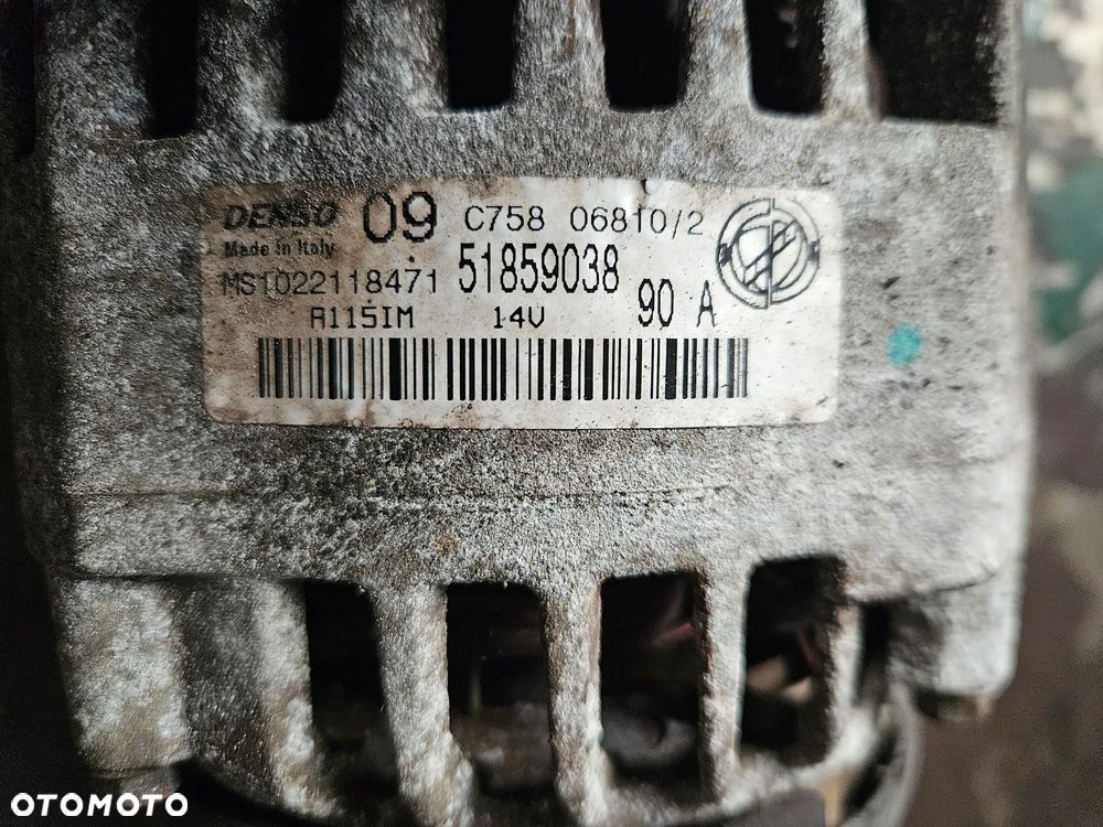 Fiat 500 Grande Punto 1.2 8V alternator 90A 51859038 - 2