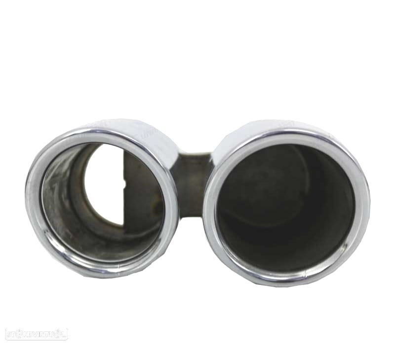 CONJUNTO PONTEIRAS DE ESCAPE DUPLA BMW F30 F31 LOOK M3 - 5