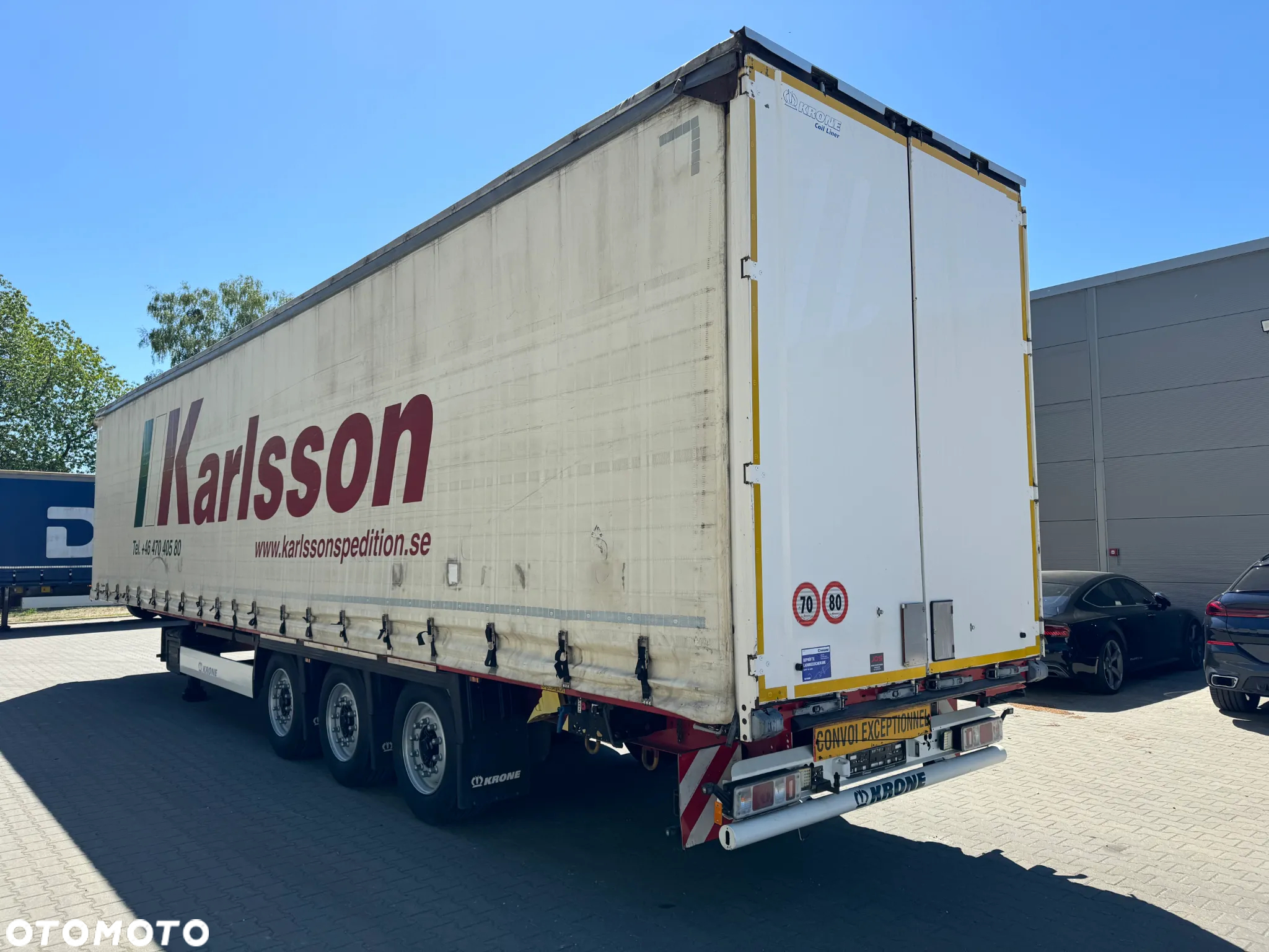 Krone Coilmulde, Rozsuwany tył, Maxi 385/55R22,5 - 8
