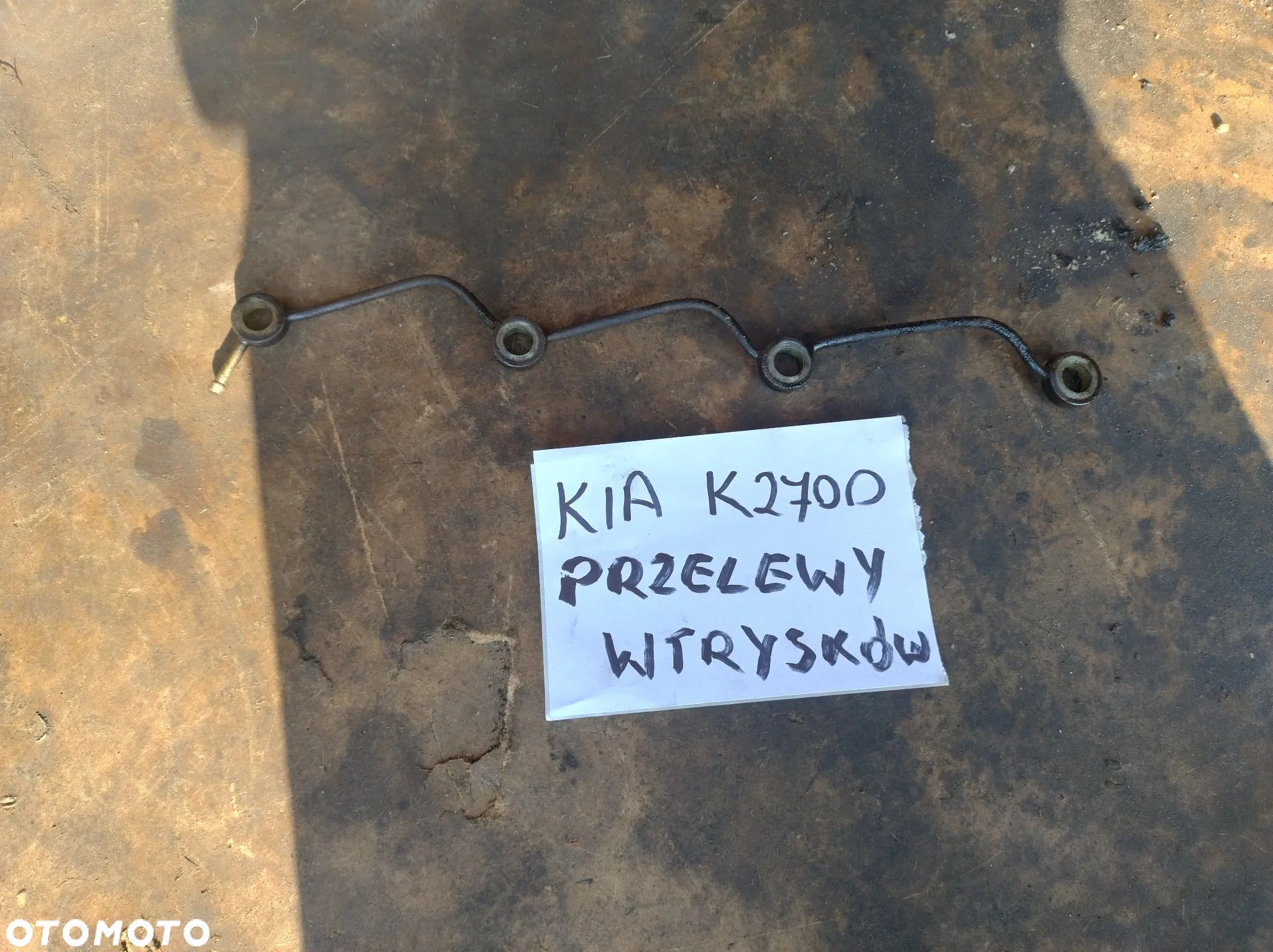 KIA K2700 pregio 2,7 diesel przelewy wtrysków - 1