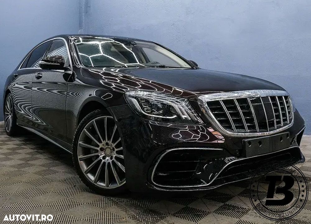 Pachet Exterior compatibil cu Mercedes S Class W222 S63 Design - 18