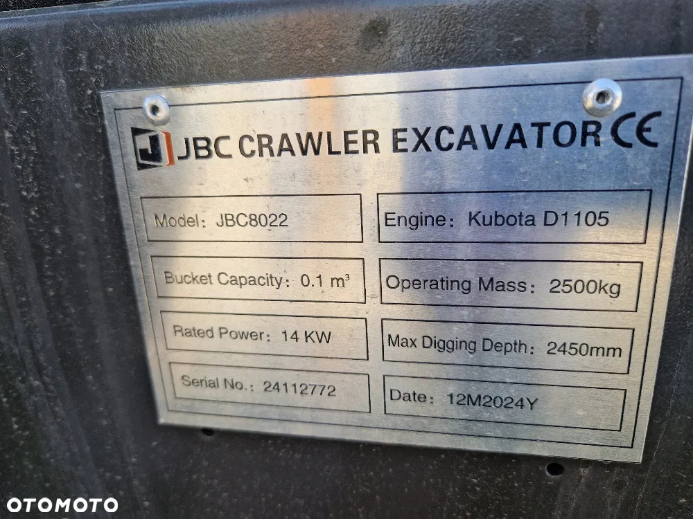 JCB JBC 8022 - 19