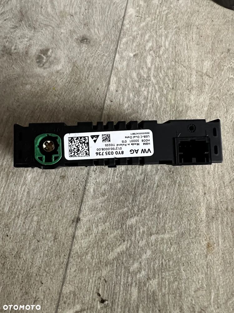 PANEL GNIAZDO AUDI A3 8Y 2025 R GNIAZDO PORT USB TYPU C DUAL DATA 8Y0035736 - 2