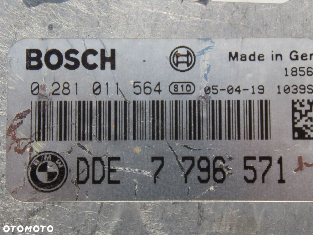 komputer bmw e83 x3 2.0 d 0281011564 dde 7796571 - 2