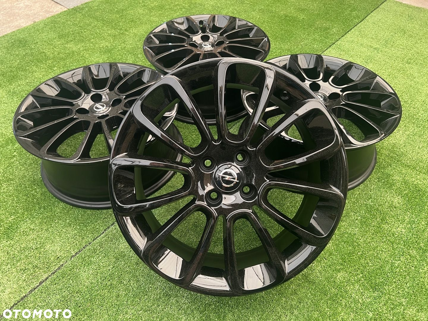 KOMPLET FELG FELGI ALU OPEL CORSA ADAM 17 4X100 ET44 ORYGINALNE IDEALNE - 8