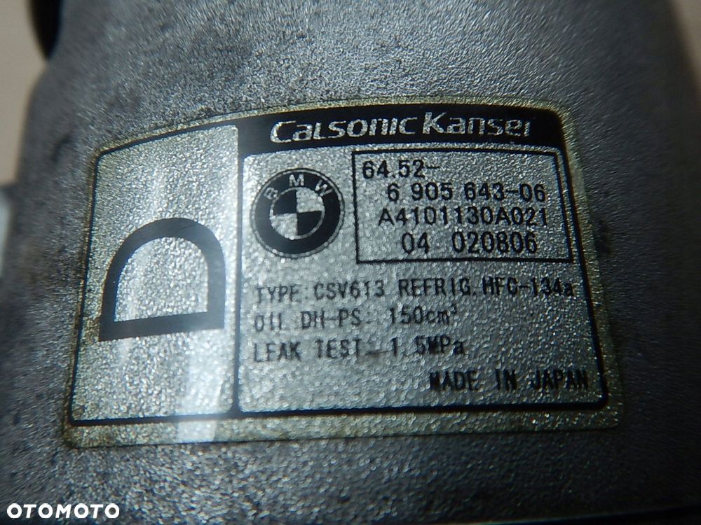 sprezarka klimatyzacji bmw e46 x3 e83 2.0 d 6905643-06 - 5