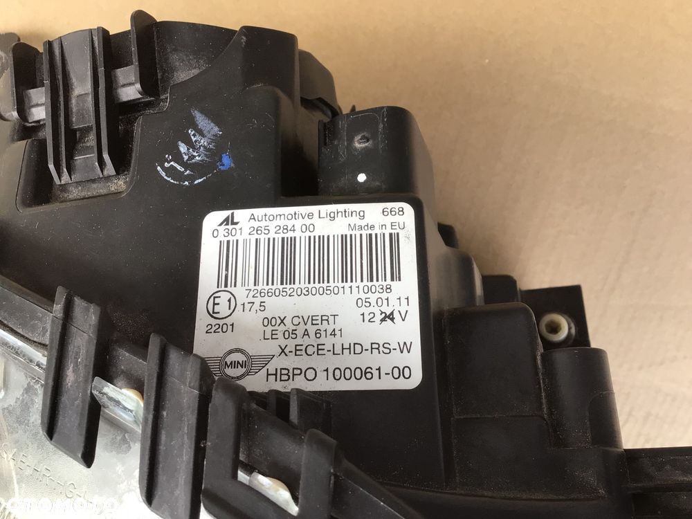 Lampa przednia prawa Mini Cooper R55 R56 R57 R58 R59 Bi-xenon skrętny - 3