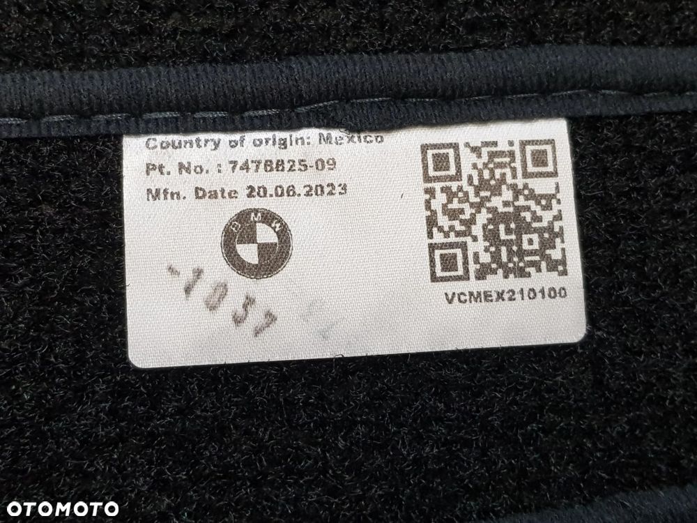 NOWE ORYGINALNE Dywaniki samochodowe welurowe 4szt. BMW X5 G05 7478825 - 10