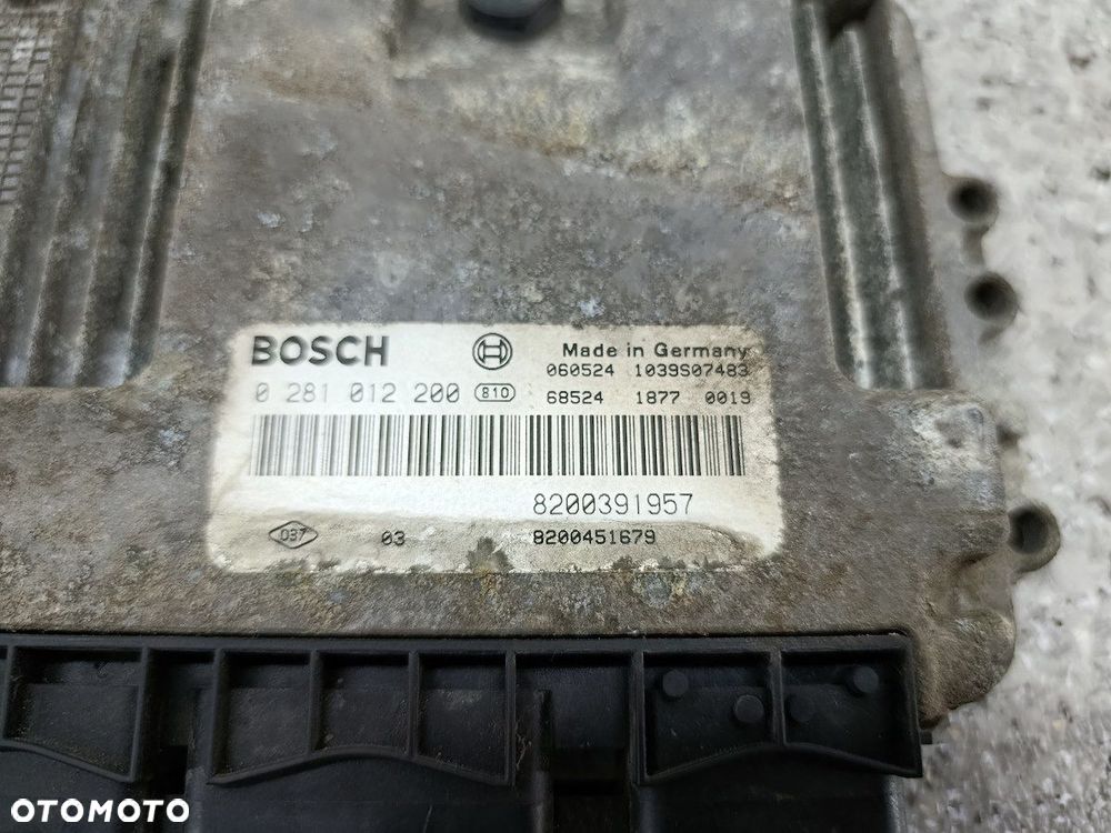 KOMPUTER, STEROWNIK RENAULT MASTER II FL 8200391957 8200391957 0281012200 - 3