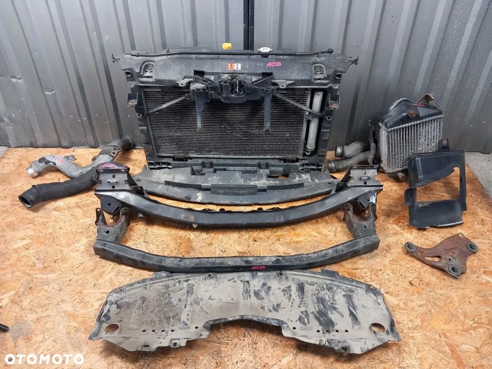 Pas Przedni Wzmocnienie Belka Chłodnice Komplet Mazda 6 II Lift 2011r 2.2 D 179 KM