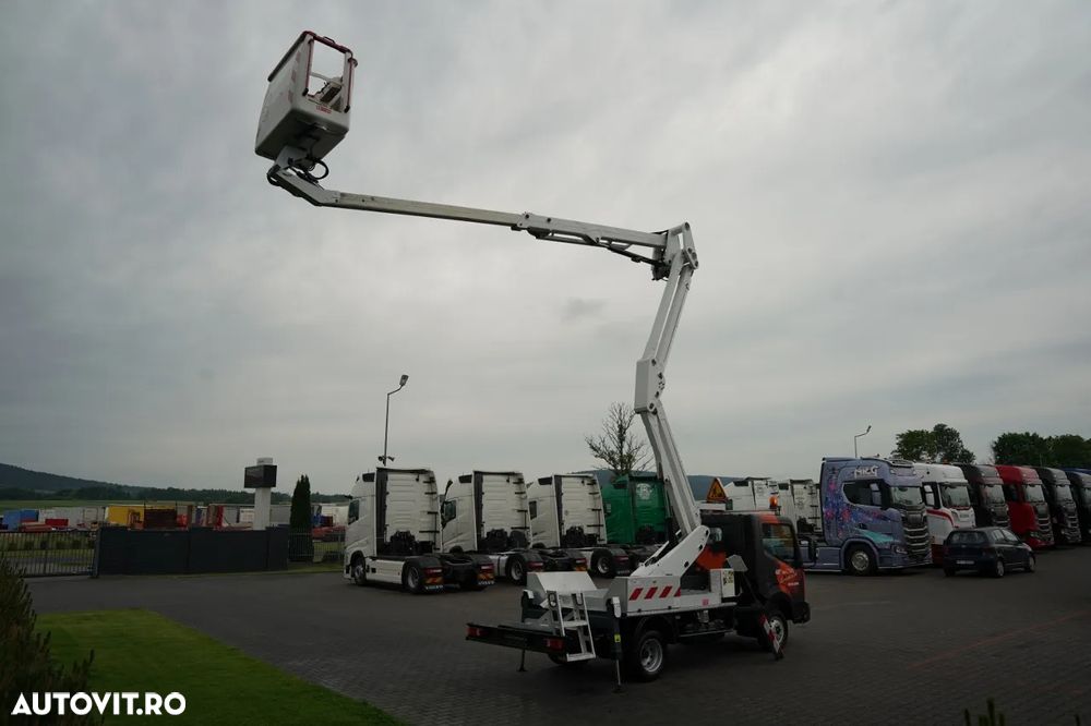 Nissan CABSTAR / ZWYŻKA 16,3 METRÓW / FRANCE ELEVATEUR /  BLIŹNIAK / UDŹWIG - 200 kg / 4 PODPORY / - 6