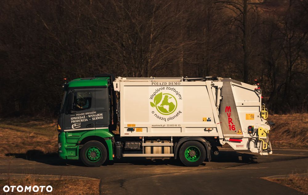 Mercedes-Benz Antos 4x2  śmieciarka DEMO 1 komorowa 16 m3, NOWA ZABUDOWA 2022,  serwis, gwarancja, sprzedaż/wynajem - 8