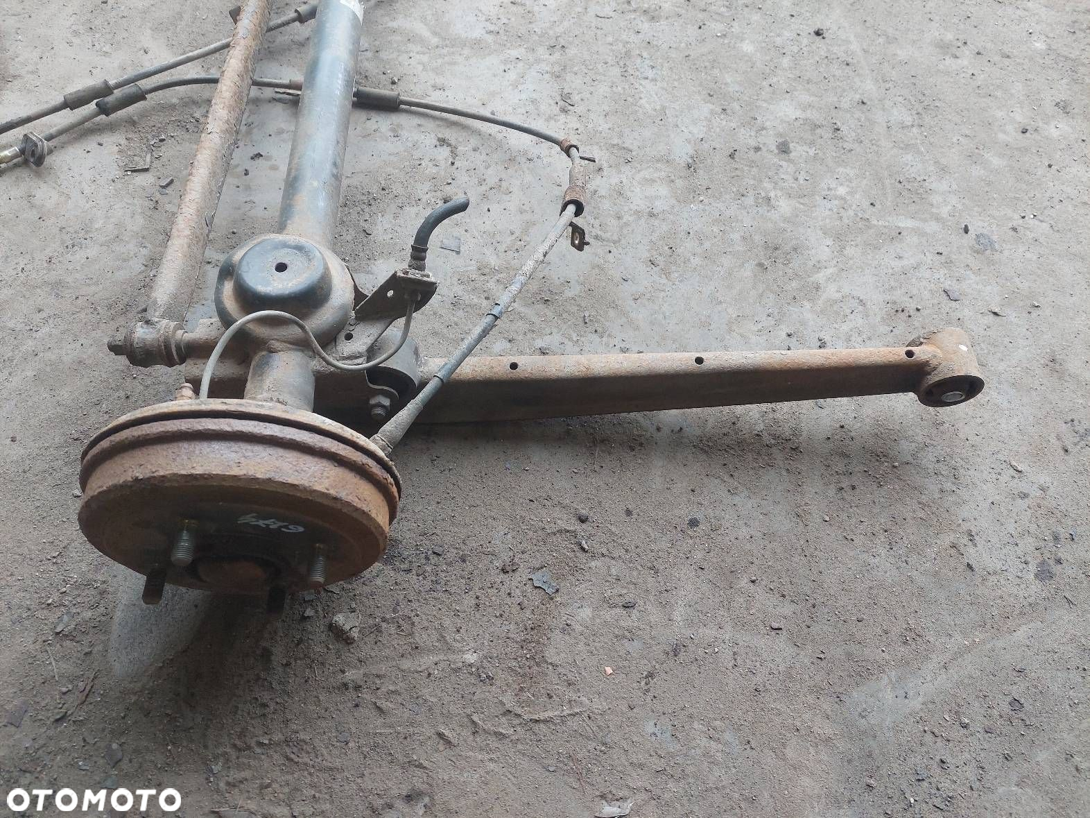 BELKA OŚ ZAWIESZENIA TYŁ BĘBNY BEZ ABS DAEWOO MATIZ - 2