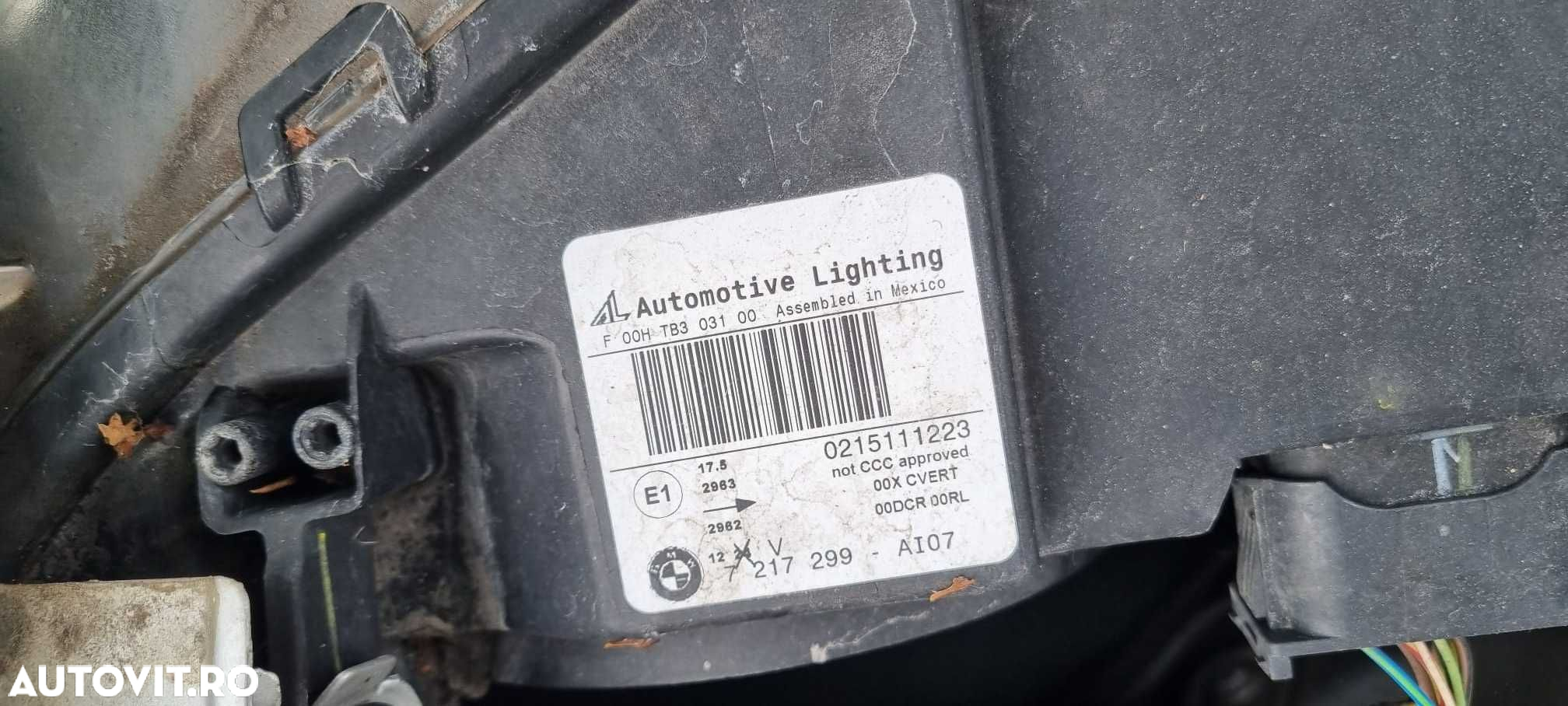 Far stanga bixenon adaptiv BMW X3 F25 nfl cod 7217299 - 2