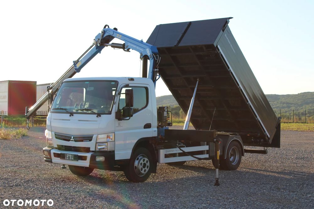 Mitsubishi FUSO Canter 9C18 Nowy 3-stronny Wywrot Kiper Wywrotka Nowy żuraw HDS DN 7.7 S2 Ładowność 4000 kg - 6