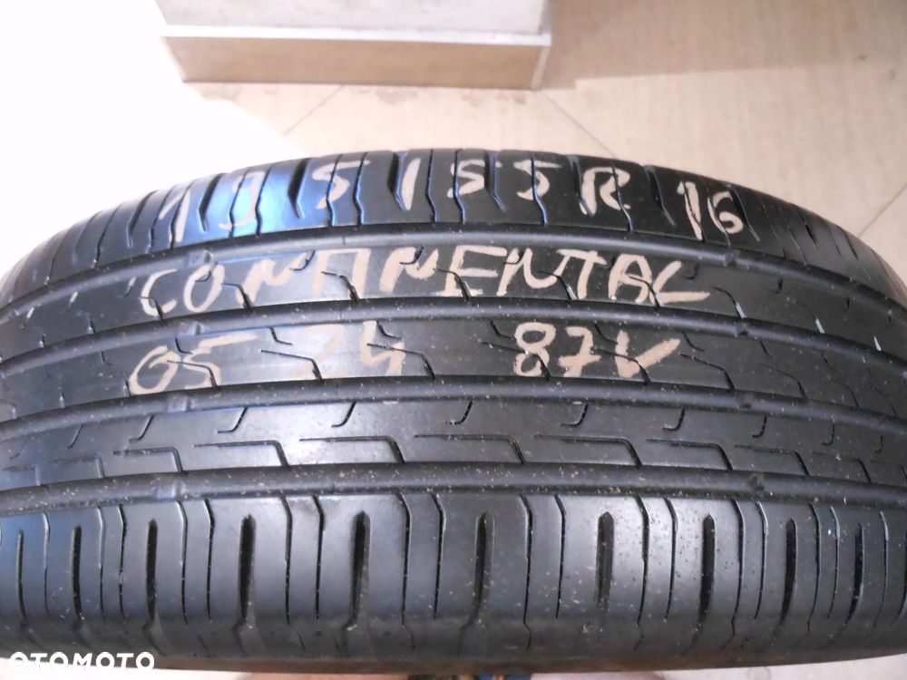 Opona pojedyńcza 195/55r16 continental eco contact 6 6,4mm lato - 1