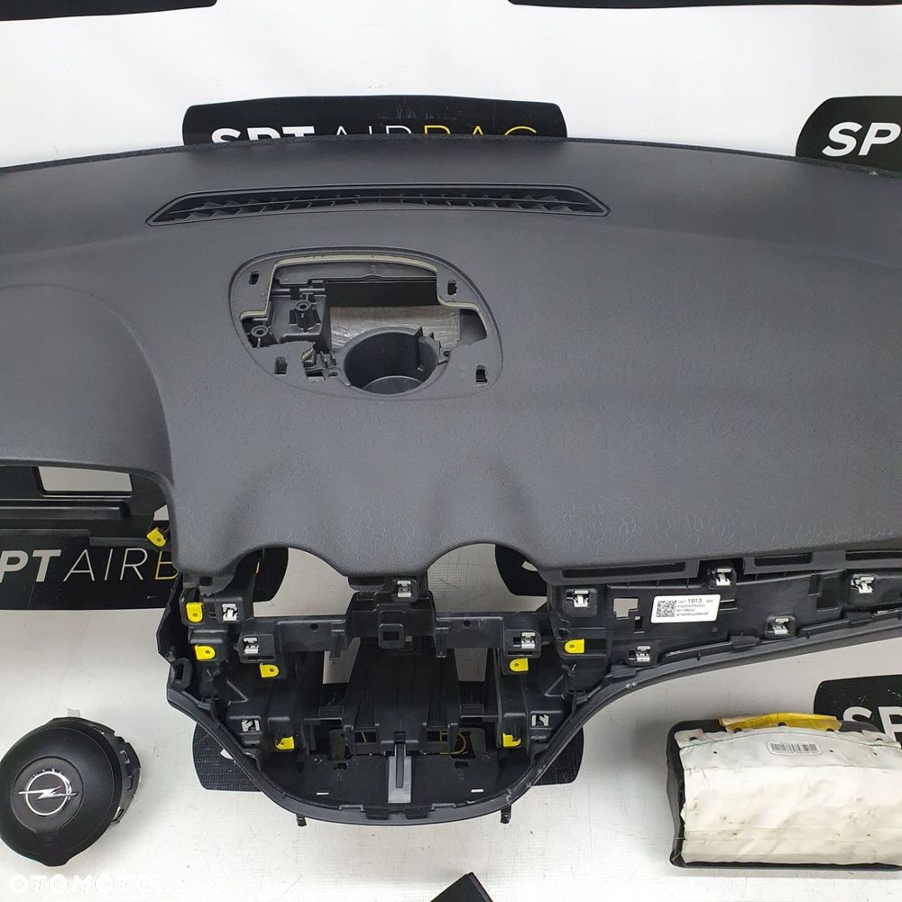 OPEL ADAM DESKA ROZDZIELCZA KONSOLA KOKPIT PULPIT PODUSZKI AIRBAG AIR BAG NAPINACZE KIT SET - 3