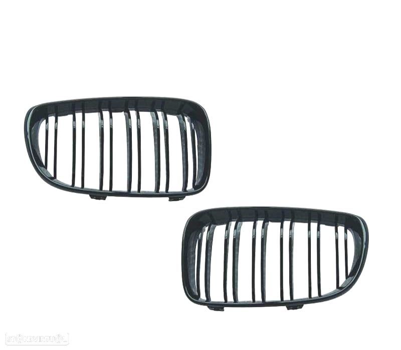 GRELHAS BMW E46 BERLINA 01-05 LOOK M3 PRETO BRILHANTE - 2