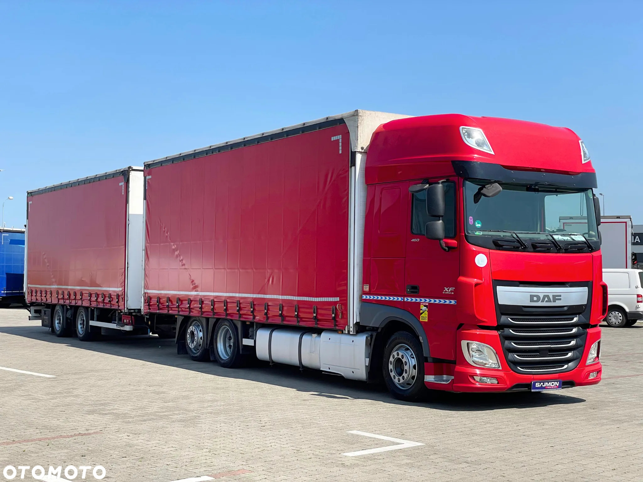 DAF XF 460 / ZESTAW TANDEM 120 M3 / PRZEJAZDOWY / 7,75 M + 7,75 M / SALON PL - 3
