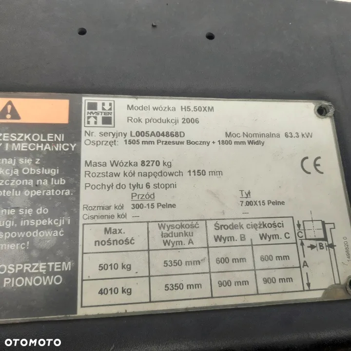 Hyster H5.50XM - 2
