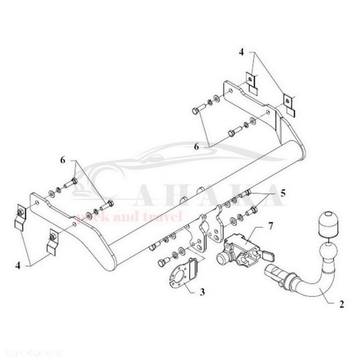 Hak Holowniczy Automat Do Skoda Felicia Kombi 1995-2001 - 3