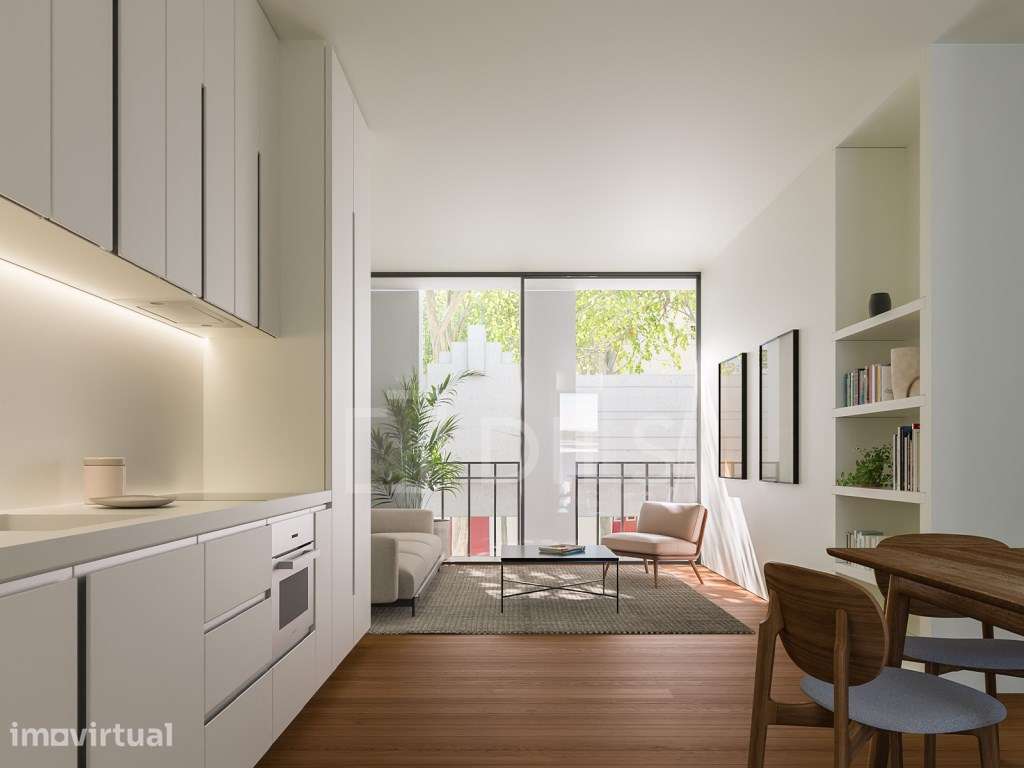 Apartamento T1 em novo empreendimento junto à Tapada das Necessidades - Grande imagem: 4/46