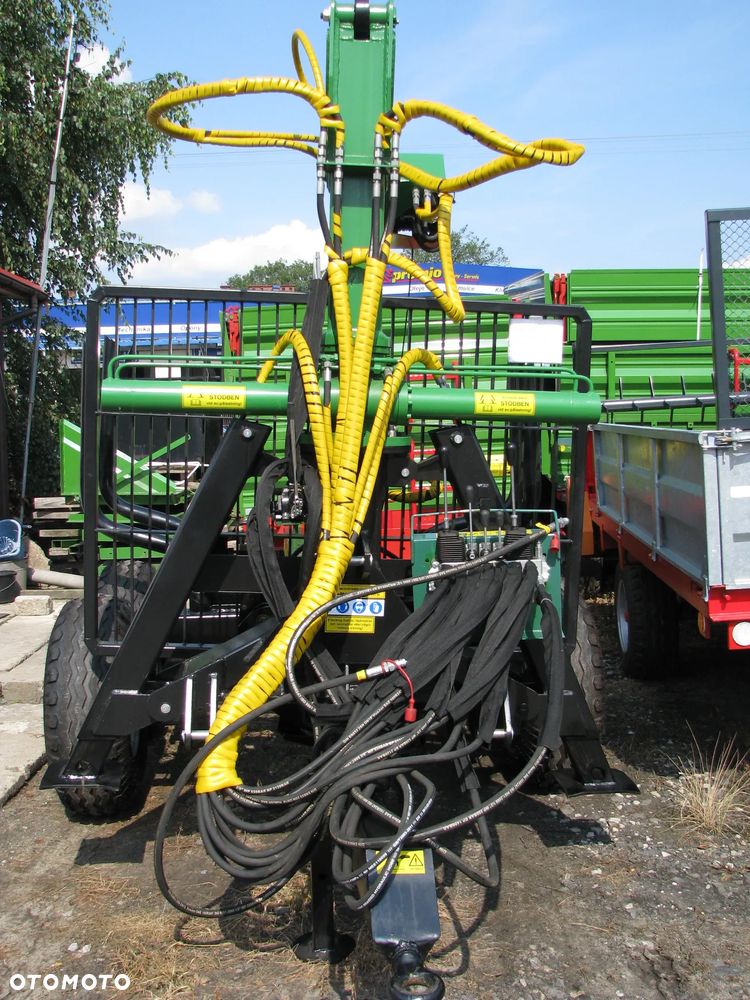 Inny Przyczepa leśna Kellfri 8 ton z żurawiem HDS 6,3m - odkładany HDS - TROL, Wyciągarka leśna do drewna KR4 - 4 tony WIRAX, Pomarol Chwytak do zrywki drewna hydrauliczny CHD100 / CHD110 - kleszcze do drewna, Rębak do drewna, trocina, zrębka - 17