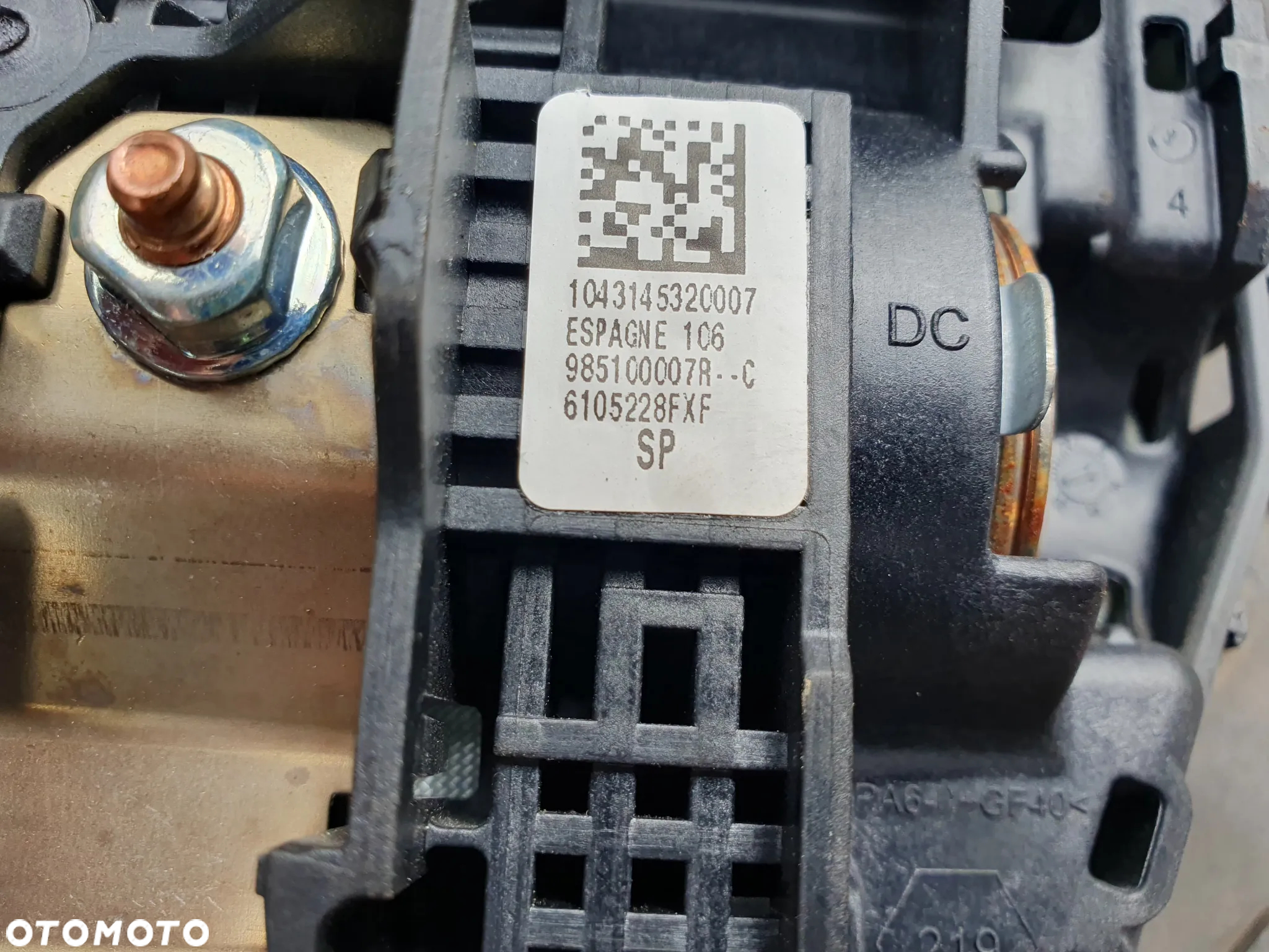 RENAULT MEGANE III PODUSZKA POWIETRZNA KIEROWCY KIEROWNICY AIRBAG 6106288D 6105228FXF - 4