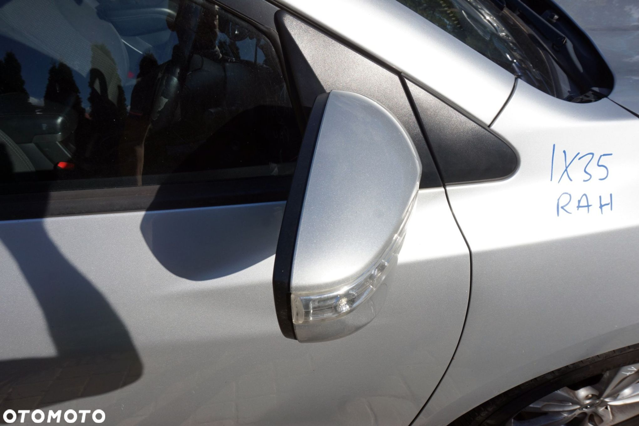 LUSTERKO ELEKTRYCZNE PRAWE IX35 I RAH 87620-2Y960 SREBRNY UK HYUNDAI 2009-2015 - 5