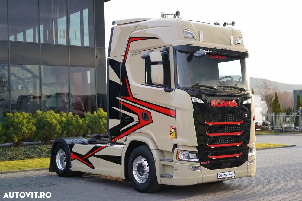 Scania S 500 / RETARDER / I-PARK COOL / COMPLET AIRMATIC / JANTE DIN ALIAJ / PIELE / - 1