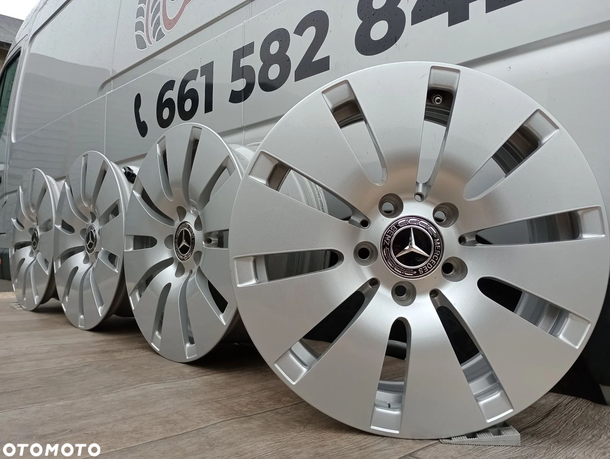 FELGI ALUMINIOWE 5x112 R16 6,5J ET38 TPMS MERCEDES CLA CLK GLA KLASA A B C E SLC - 1