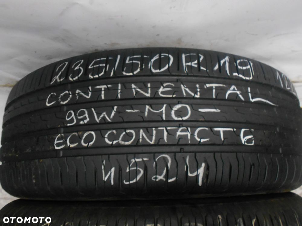OPONY 235/50R19 CONTINENTAL ECO CONTACT 6 MO DOT 4524 7MM - 2