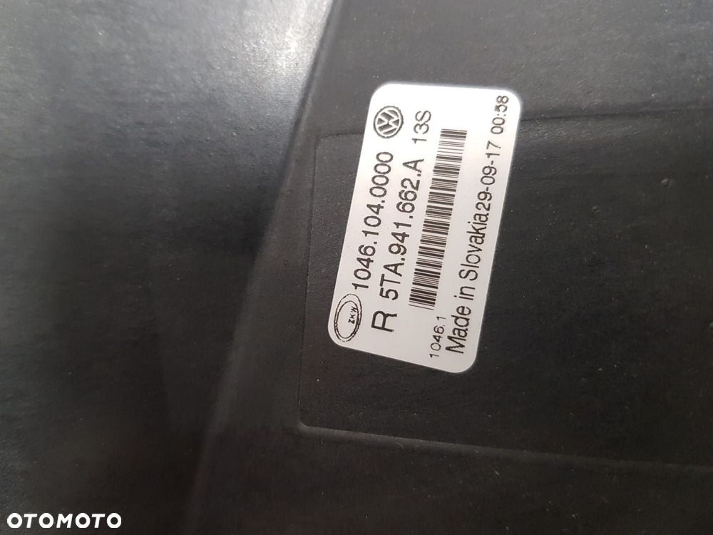ORYGINALNY HALOGEN VW TOURAN III 3 15-24 5TA PRAWY PRZEDNIA PRAWA 5TA941662A - 6